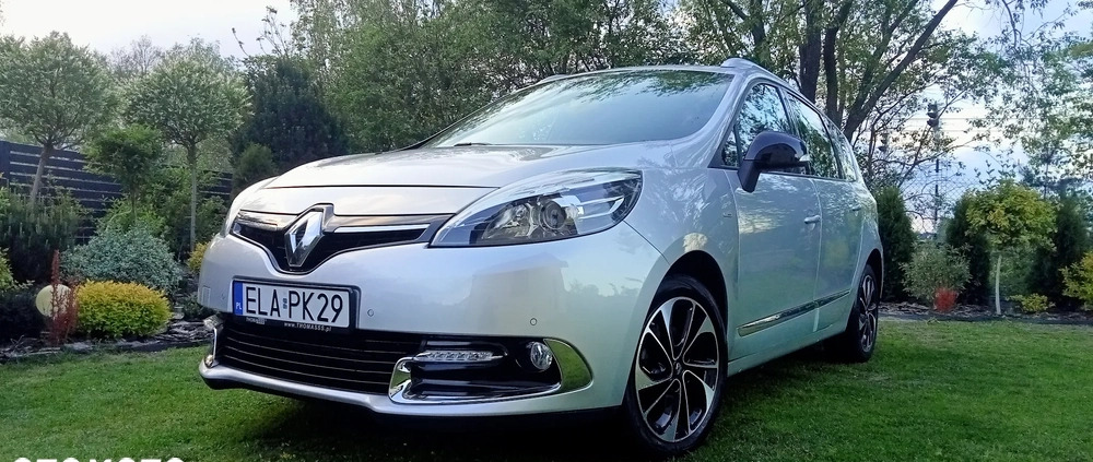 Renault Grand Scenic cena 40900 przebieg: 123000, rok produkcji 2015 z Łask małe 466